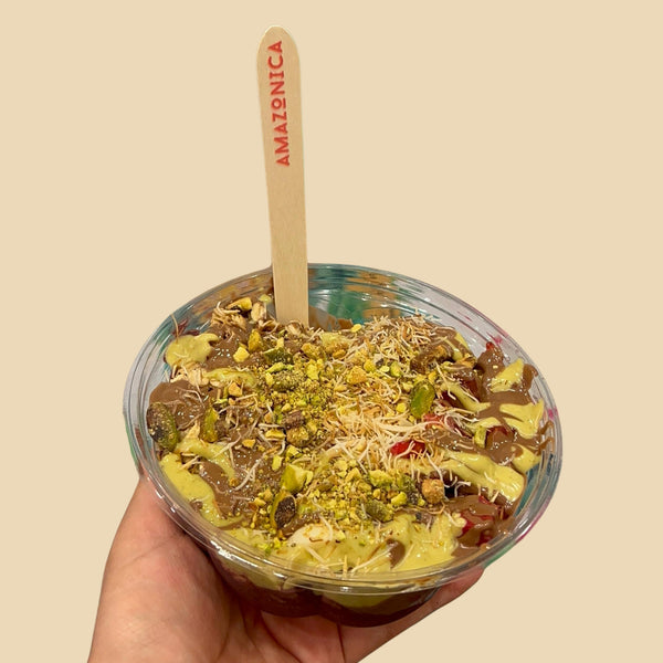 Acai dubai chocolate bowl